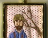 Pretentious Bearded Man Beside a Tree