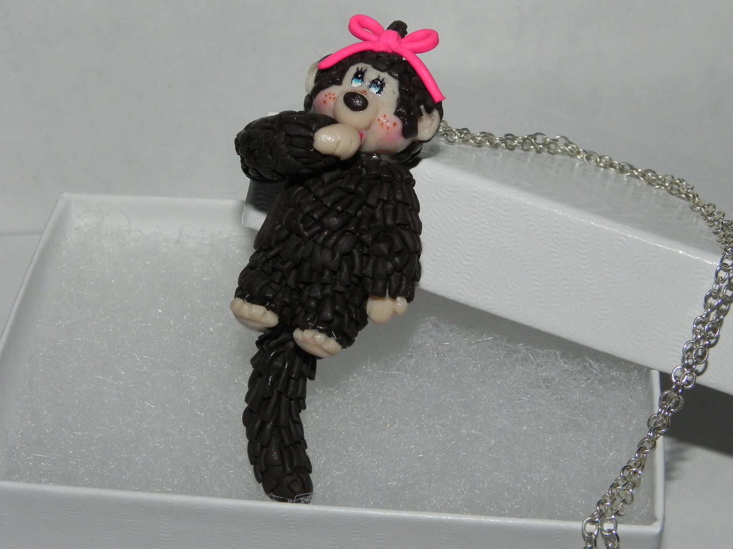 Monchichi, Poseable Monkey Necklace