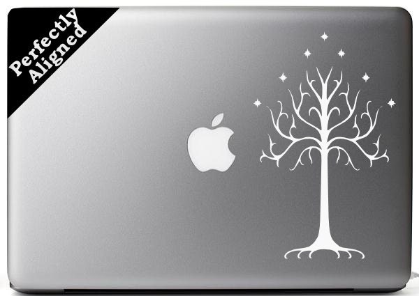 Vinyl Decal - Tree of Gondor Decal inspired by The Lord of the Rings, for Macbook, laptop etc...