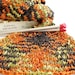 Knitting weft with natural colors- Knitting Scarf- Natural Colors- Wrap- Camouflage Colors Accessories- Long Scarf- OOAK