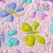 Quilted Toddler Purse in pink, lavender and aqua in butterfly print
