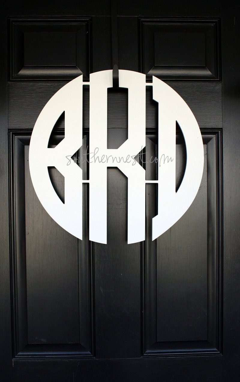 18" Wooden Block Monogram-Ready to Paint-Monogram your Home