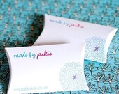 Custom Printed Pillow Box Gift Boxes - Set of 10 small boxes
