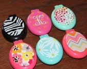SALE - Compact Hair Brush Monogrammed Personalized
