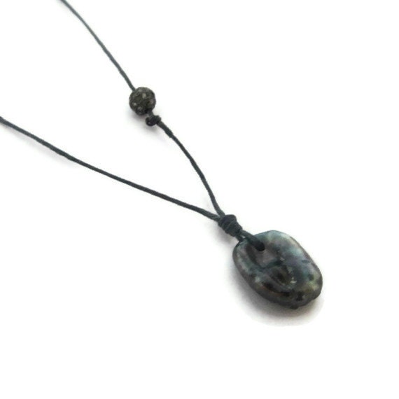 Black Tahitian Pearl Necklace, Pave Diamond Necklace, Keshi Pearl Pendant - sheriberyl