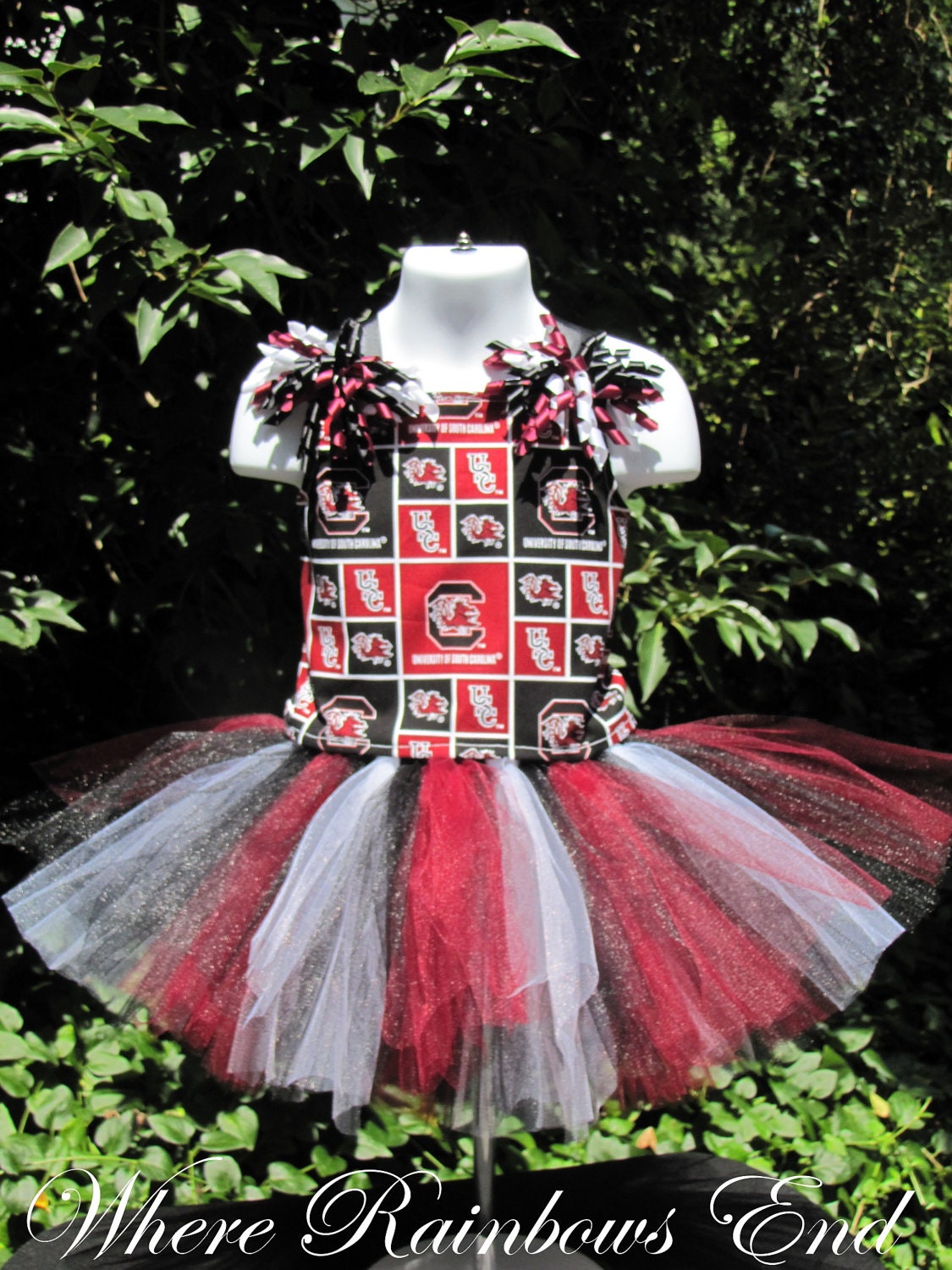 SALE
Carolina Gamecock Tutu Set Sizes 18m - girls 6