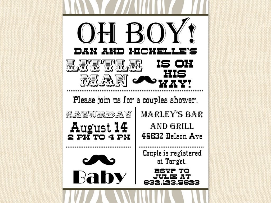 Mustache Baby Shower Decoration Package  Printable Baby Boy-instant download