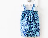 Blue Cotton Summer Dress