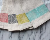 Geometric Napkins, Multi-Colored, Set of 4
