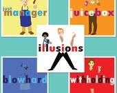 Arrested Development - Bluth Family 5 poster set Gob, Tobias, George Michael, Buster & Lucille