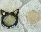Bastet Cat Ear Ring