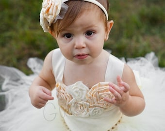 Ivory Shades flower girl tutu dress, Flower girl dress, tutu dresses, Wedding
