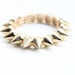 Gold Spikes stretchable bracelet