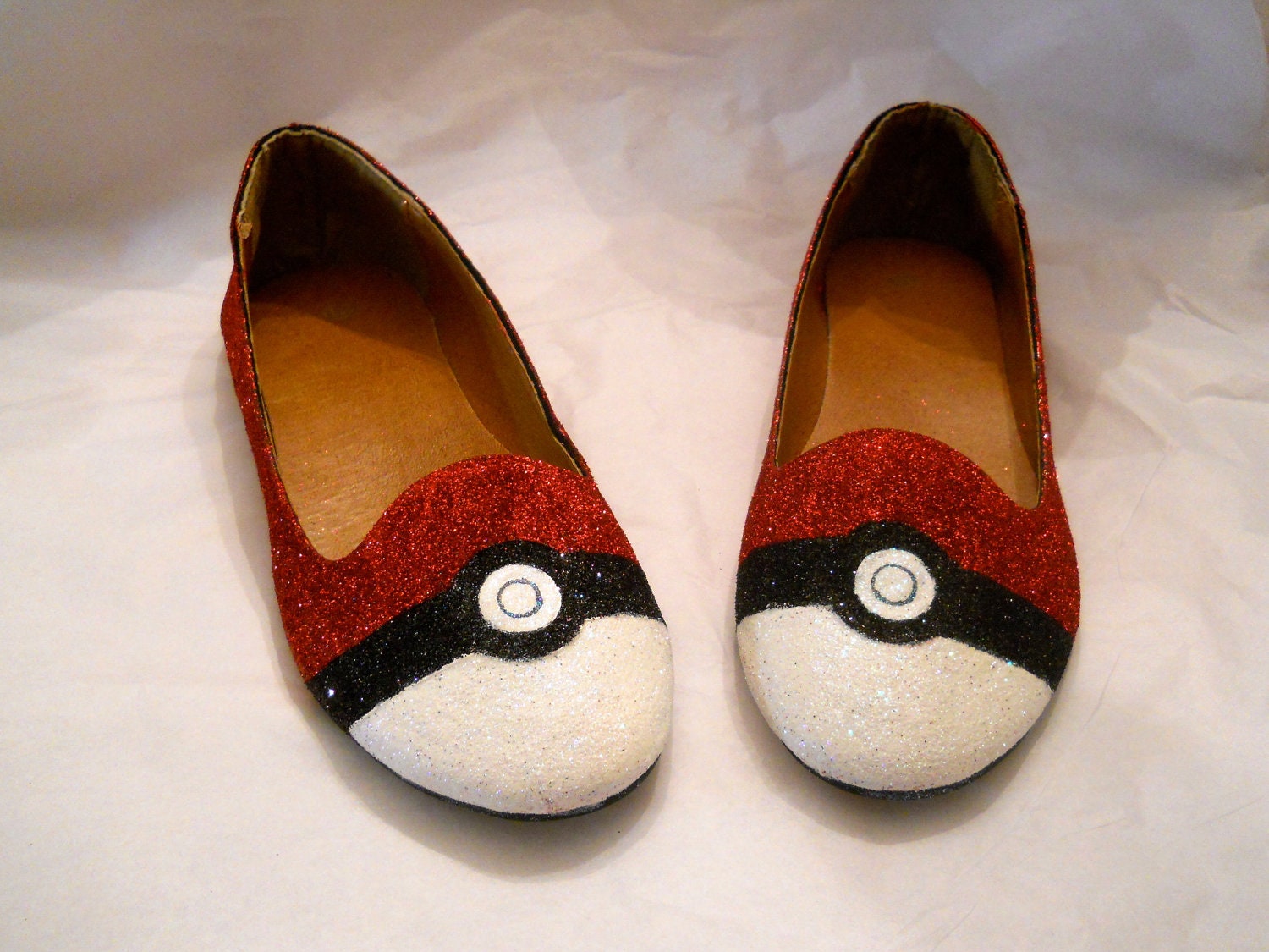 Pokemon Pokeball Glitter Shoes