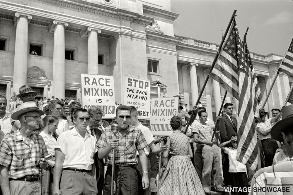 Little Rock Nine Protest 1959 (8x12)