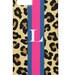 Monogrammed iPhone case Tough cover -Leopard Personalized monogram