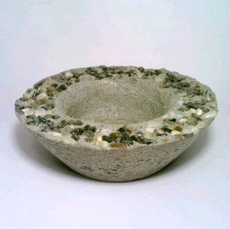 Concrete Fire Bowl, Fire Pit, Concrete Bowl, Bird Feeder, Candy Dish. Succulent Holder