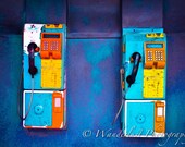 Bangkok Thailand Telephone Booth Photo Print 12x18