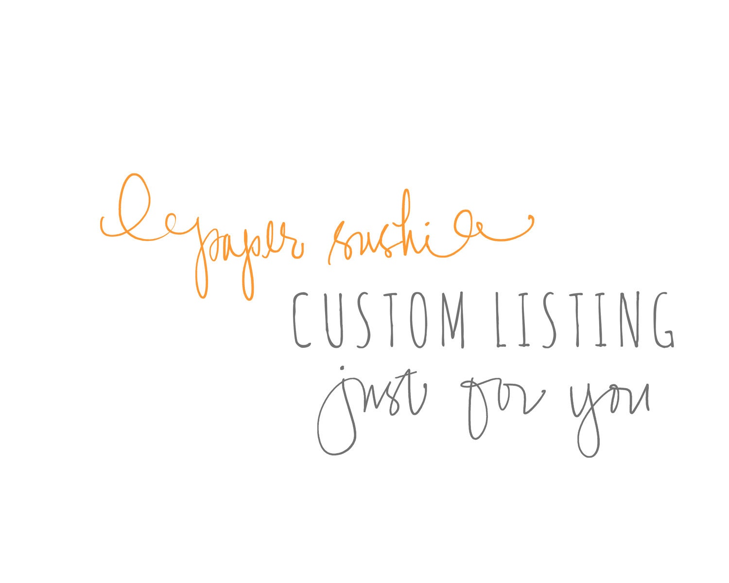 CUSTOM LISTING for L
