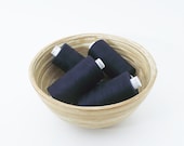 Navy blue sewing thread. Polyester. Coats Moon colour M0090. 1 reel