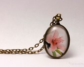 Peach Blossom Photo Pendant, Photo Jewelry - CindiRessler