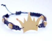 Golden Crown Bracelet - Wish Bracelet - Princess Bracelet - One Of A Kind