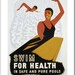 Swim For Health WPA Poster, 1940 - 8.5 x 11 Poster Print - also available in 13x19 - see listing details