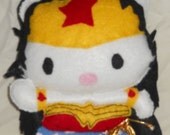 Hello Kitty as Wonder Woman Plush