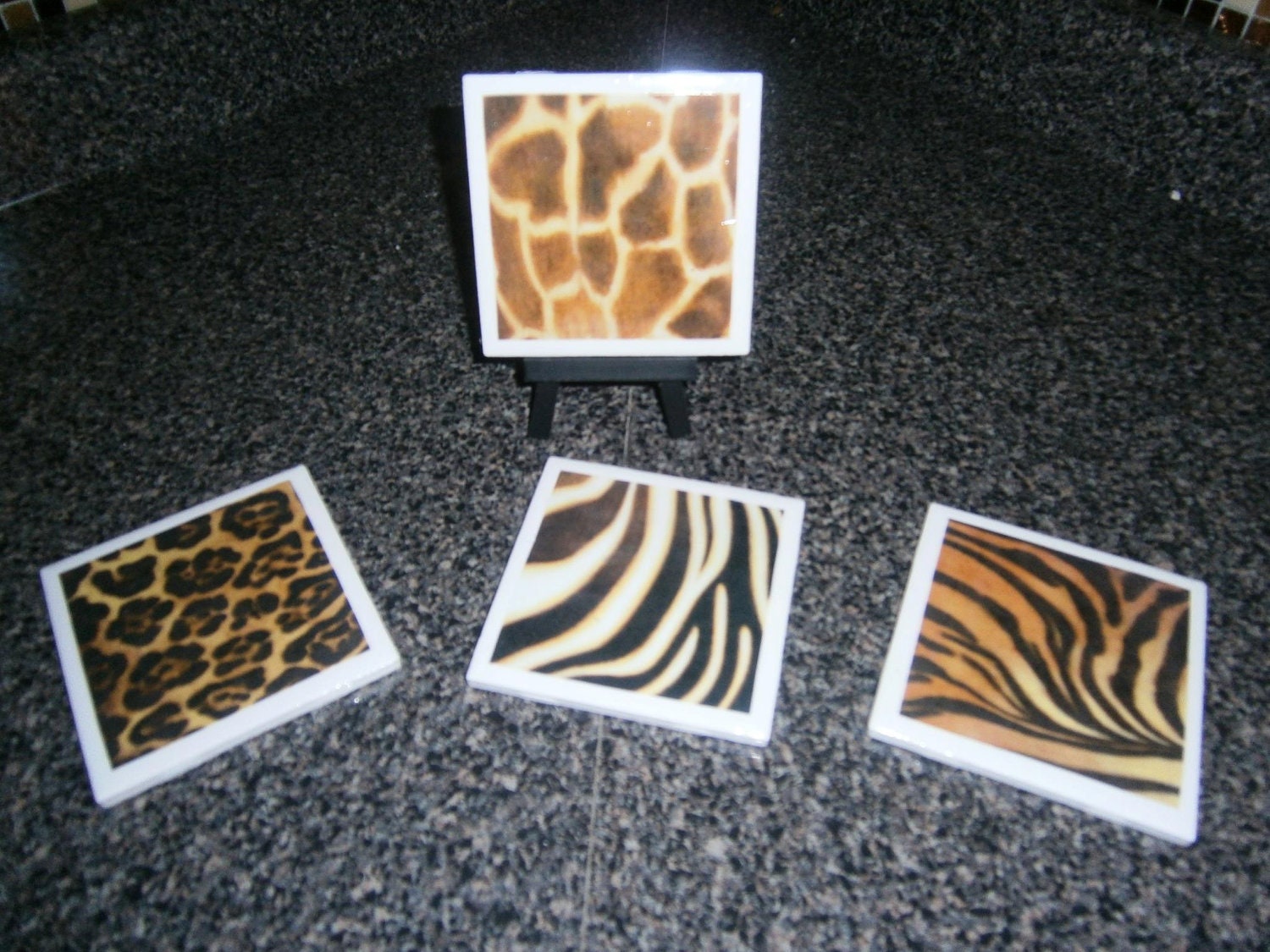 Animal Print Coasters