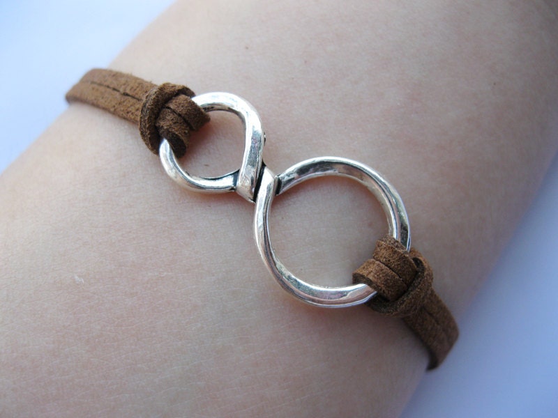 Bracelet-antique silver infinity bracelet,infinity pendant