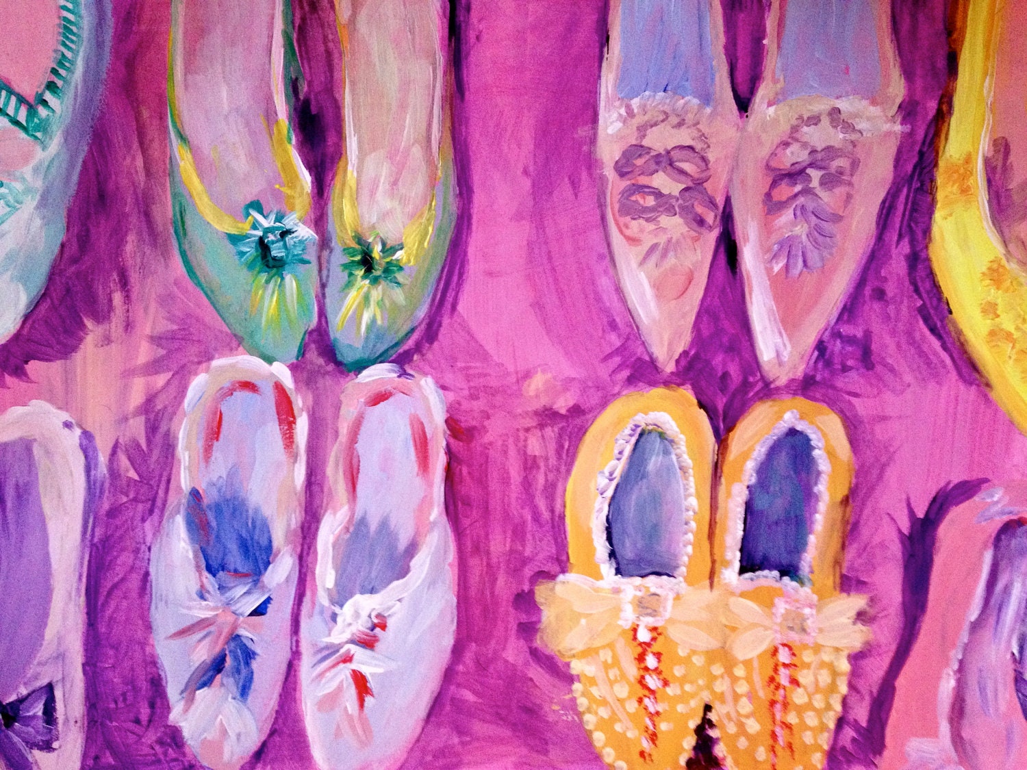 2. "Shoes, Shoes, SHOES" Let Them Eat Cake Series Print