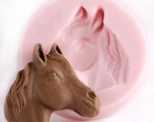 Food Safe Horse Head Silcione Mold create fondant cake decorations, gum paste, candy  flexible mold