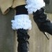 Leg Warmers Hand knit Women Boot Cuffs //Boot Socks // Knitted Boot Toppers // Hand craft Puffy Boot Cuffs