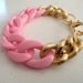 Powder Pink Chain Bracelet