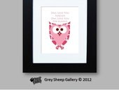 INSTANT DOWNLOAD - 8 x 10 Art Print "Owl Love You Forever Owl Love You For Always" - Printable