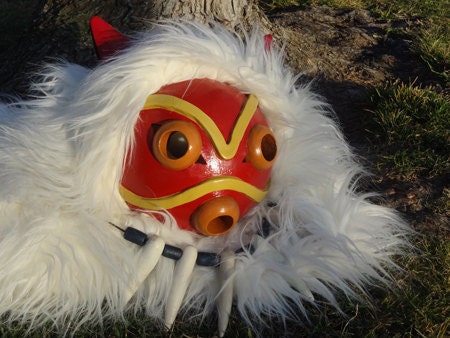Princess Mononoke Pelt and Mask