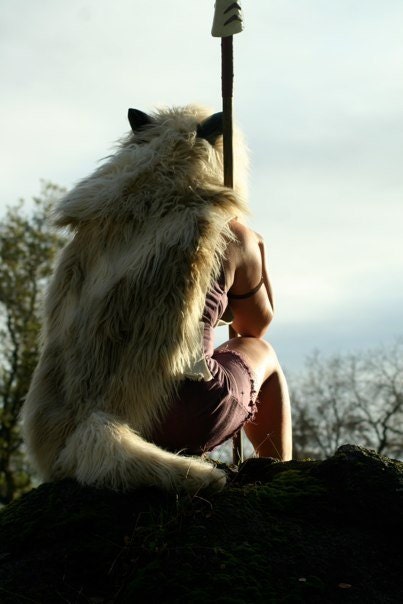 Princess Mononoke Pelt and Mask