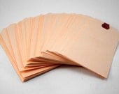100 Large Shipping Tags - 2 3/8" x 4 3/4" - Manila Tag