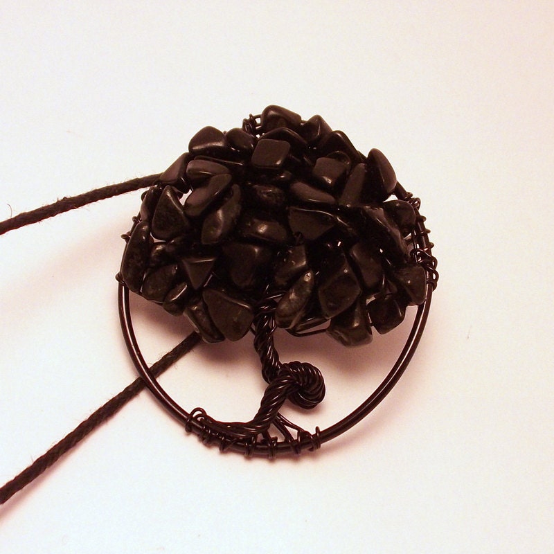 Black Tree of Life Necklace