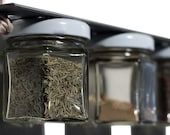 ON SALE Repurposed Magnetic Scrap Metal Spice Rack
