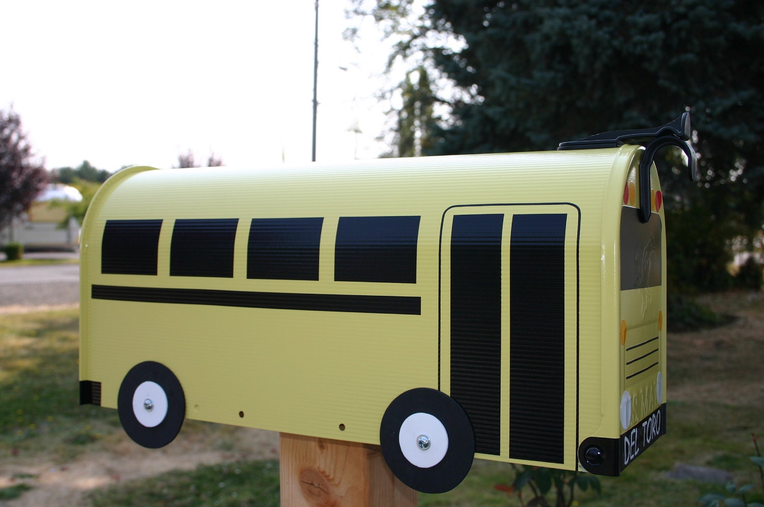 School Bus Mailbox by TheBusBox Custom  - Back to School - SchoolBusBox