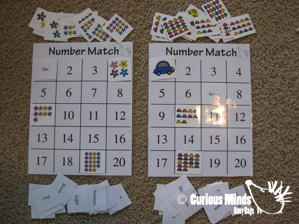 Busy Bag (learning activity) for Toddlers and young children.  Self-contained activity that you can pack and pull out when needed
