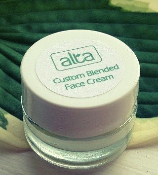 Natural Skin Care Face Cream Facial Moisturizer, Botanical, Professional, Custom Blend to Order, Moisturizing, Anti Aging or Acne