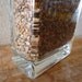 OOaK Unique Thick Rectangular Glass Vase made from Recycled Liquor Bottle