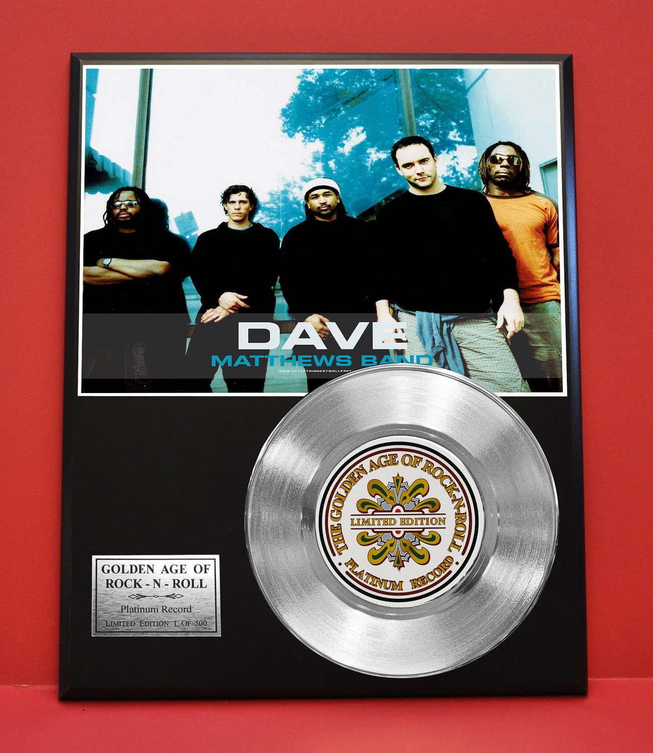 Dave Matthews Band PLATINUM record ltd edition rare collectible gift music award