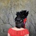Frida - Vibrant feather headdress