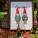 Gnome cross stitch needlecraft art