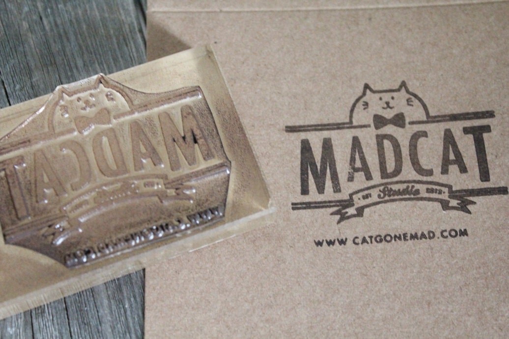 Custom Logo Stamp ( 2" x 3" ) - Custom Stamp - Customized Stamp - Personalized Rubber Stamp - Clear Rubber Stamp