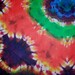 Mandala Tie Dye Chiffon Silk Scarf 44"x44"