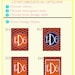 Custom Chevron Monogram Binder Set - 1 Printable Cover Insert and 6 Binder Edges - Digital Printable - Choose Colors and Personalization